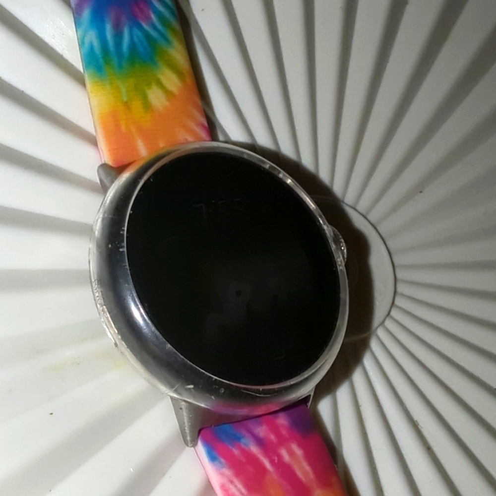 Google Pixel Watch With Charger and The Dye Band